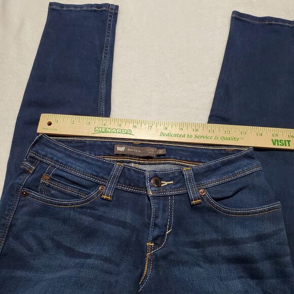 Levis Women's Jeans Bold Curve Low Rise Skinny Tag Size 5/27 Blue Denim - Picture 9 of 11